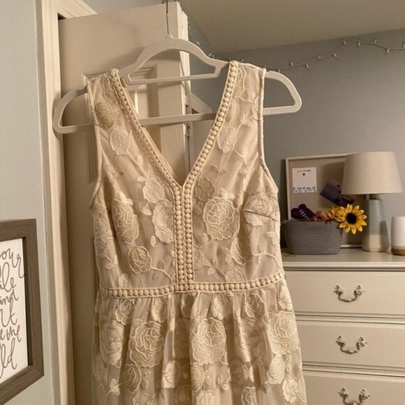ALTAR’D State Cream Lace Dress - Picture 4 of 8